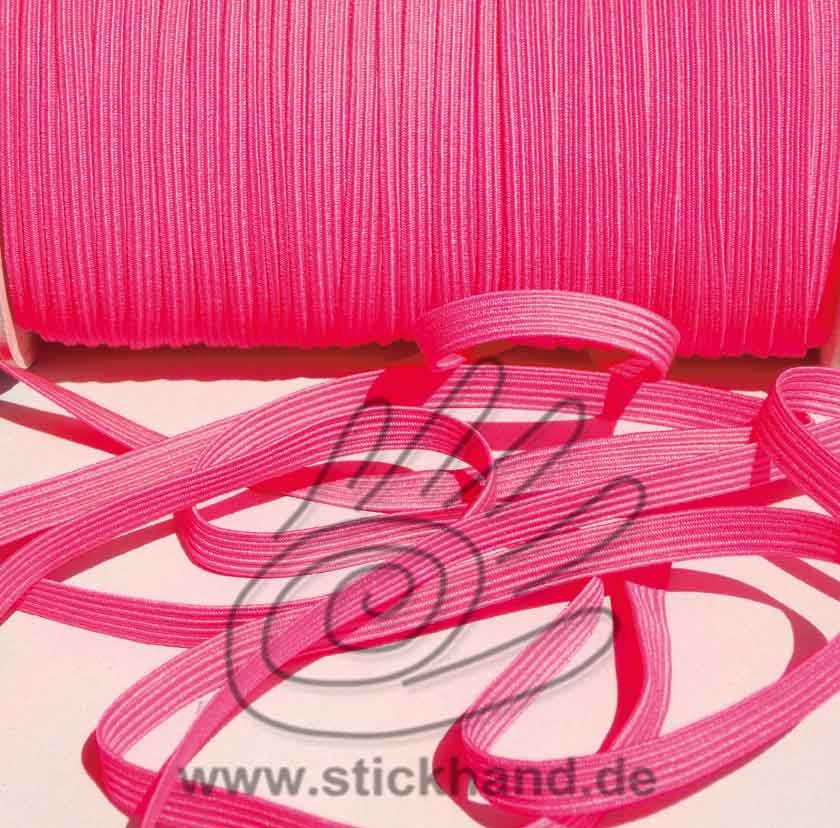 0603083 Gummiband – 7 mm breit – pink