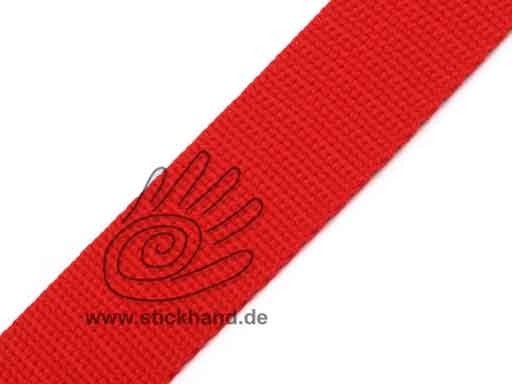 0603110 Trägergurt 24 mm breit - rot