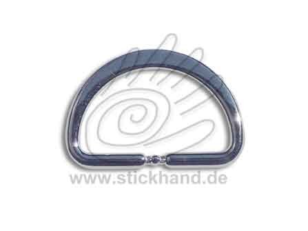 0604141_Halbrundring oder D-Ring – silberfarben