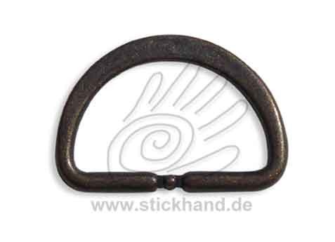 0604153_Halbrundring oder D-Ring – messingfarben