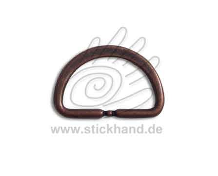 0604156_Halbrundring oder D-Ring – kupferfarben