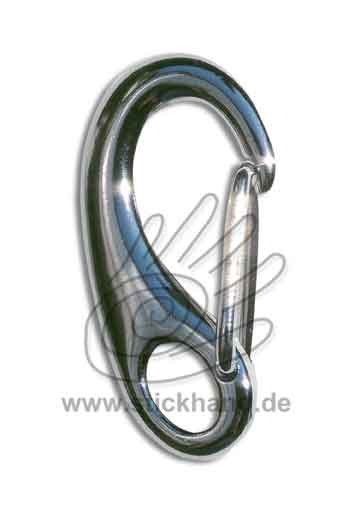 0604170_Schnappverschluss oder Karabiner mit Bügel - silberfarben