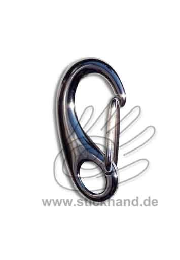 0604171_Schnappverschluss oder Karabiner mit Bügel - altsilber-farben