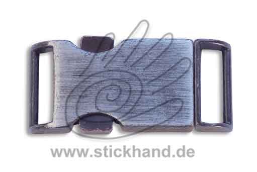 0604184_Steckverschluss, metall altsilber 15 mm