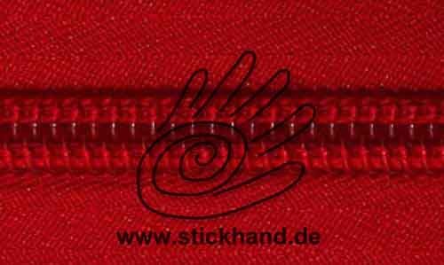 0621251 Reißverschluss, 10mm, Rot