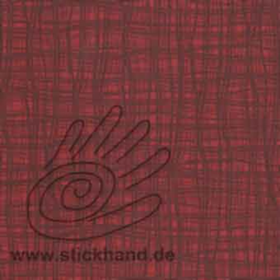 Lederimitat 50`s - Farbe 26 - Welle rot