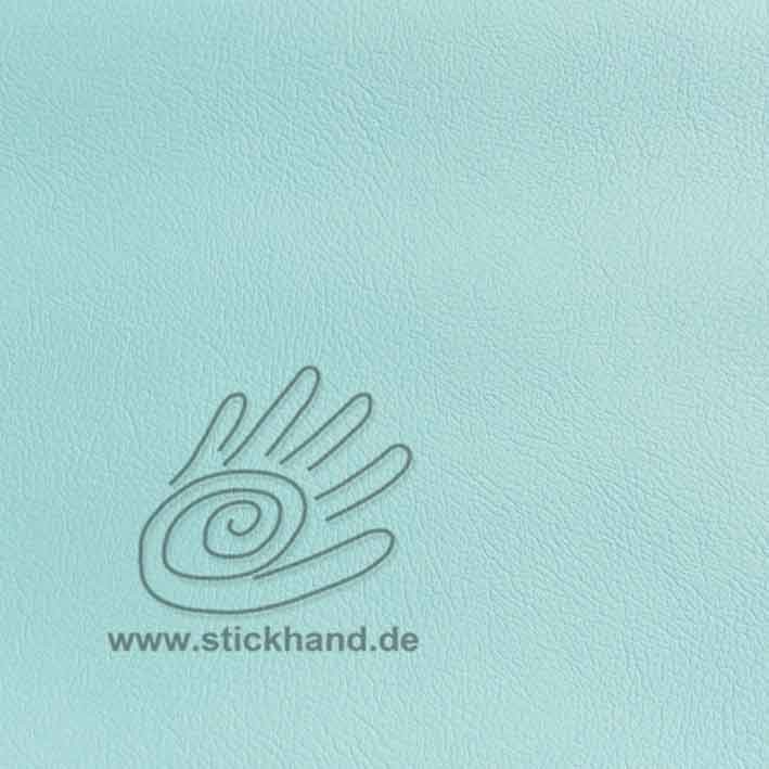 Lederimitat AT -  Struktur: genarbt - Farbe: pastellblau