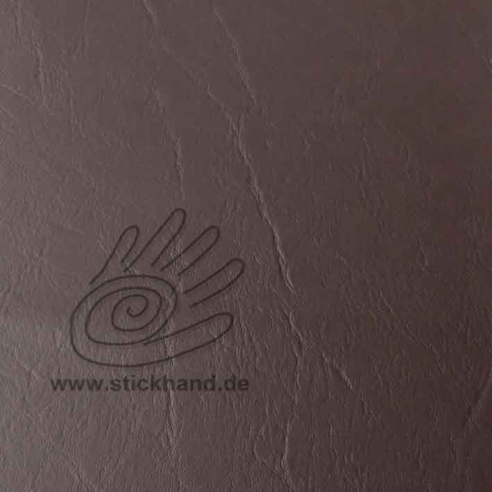 Lederimitat AT -  Struktur: gewolkt - Farbe: dunkelbraun