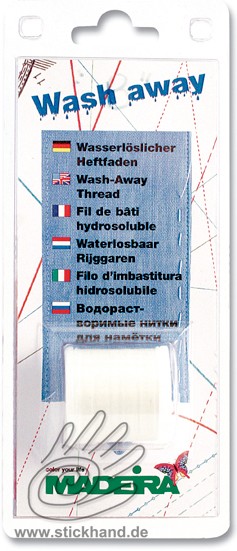 9660 Wasserlöslicher Heftfaden / Wash Away 