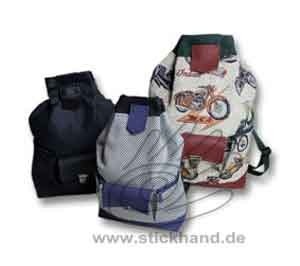 9304133_Basisnähanleitung Seesack / Rucksack “Dave“, Schnittschemata für 3 unterschiedliche alle Groessen