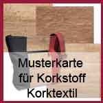 Sort 119 Korkstoff - Korkleder Musterkarte