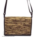 0304122 City-bag Lederimitat/Kork "mittel" - Zebra-Optik