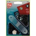 Prym 541 376 Ösen mit Scheiben 8 mm Durchmesser, brüniert 