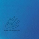 Lederimitat AT -  Struktur: gewolkt - Farbe: mittelblau