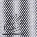  Lederimitat "Techno-Look silber web-optik