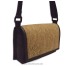 0304118 City-bag Lederimitat/Kork "klein & aktuell" Korkstoff Dunkelbraun-gold