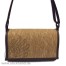 0304118 City-bag Lederimitat/Kork "klein & aktuell" Korkstoff Dunkelbraun-gold