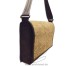 0304128 City-bag Lederimitat/Kork "breit" - Marmor-Optik