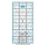 0604127 Patchworklineal 30 x 15 cm blau