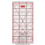 0604129 Patchworklineal 30 x 15 cm rot