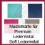 Sort 116 Premium Lederimitat und Premium Soft-Lederimitat Musterkarte