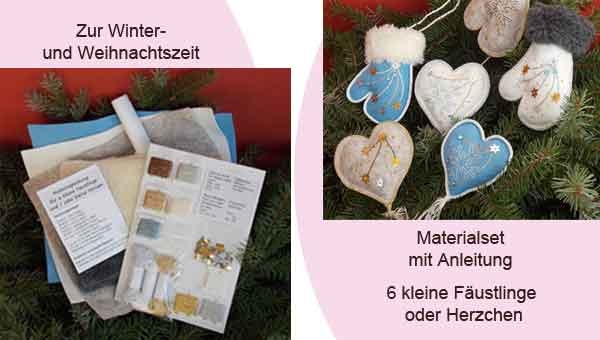 Materialset Faeustlinge Herzen